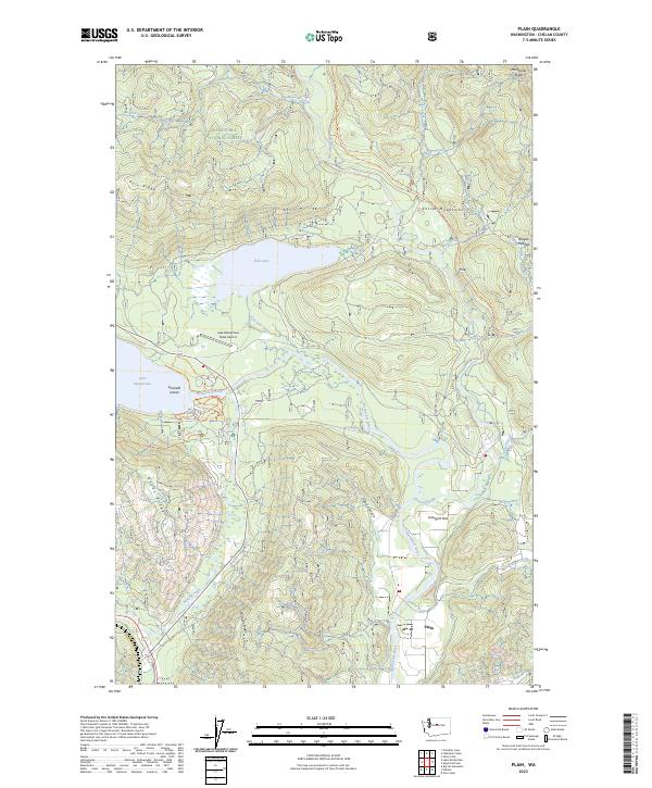 US Topo 7.5-minute map for Plain WA