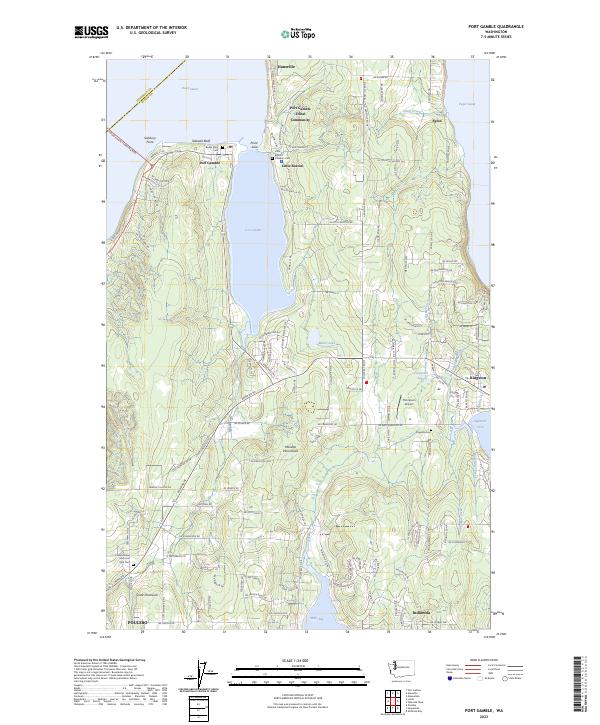 US Topo 7.5-minute map for Port Gamble WA