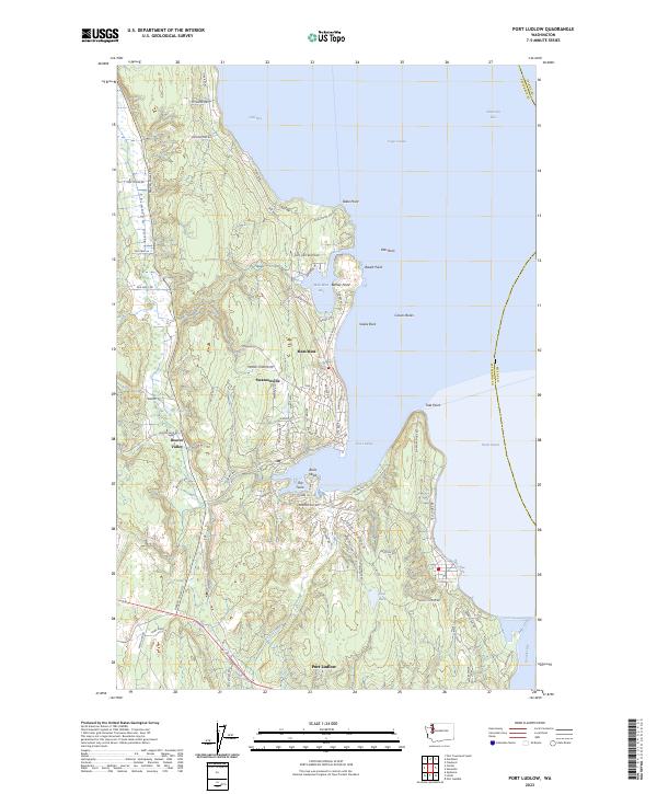 US Topo 7.5-minute map for Port Ludlow WA