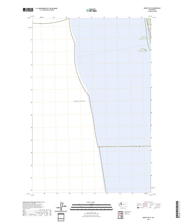 US Topo 7.5-minute map for Queets OE W WA