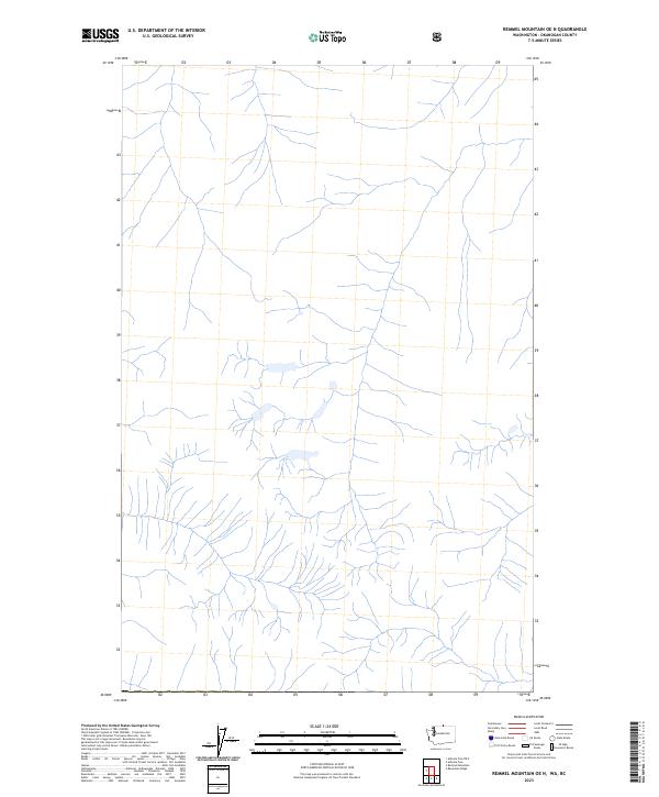 US Topo 7.5-minute map for Remmel Mountain OE N WABC