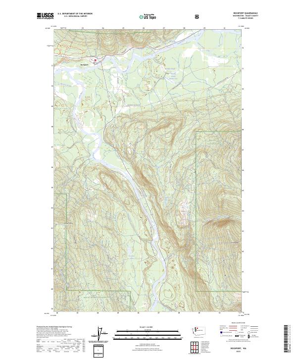 US Topo 7.5-minute map for Rockport WA