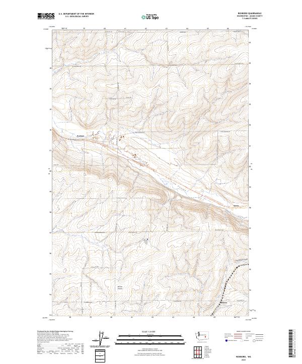 US Topo 7.5-minute map for Roxboro WA