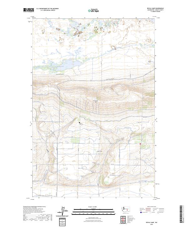 US Topo 7.5-minute map for Royal Camp WA