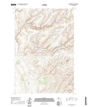 US Topo 7.5-minute map for Rye Grass Coulee WA