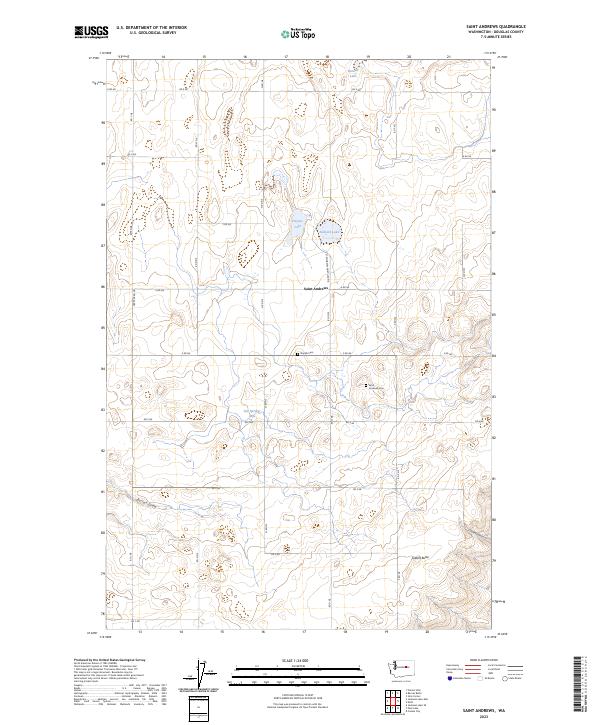 US Topo 7.5-minute map for Saint Andrews WA