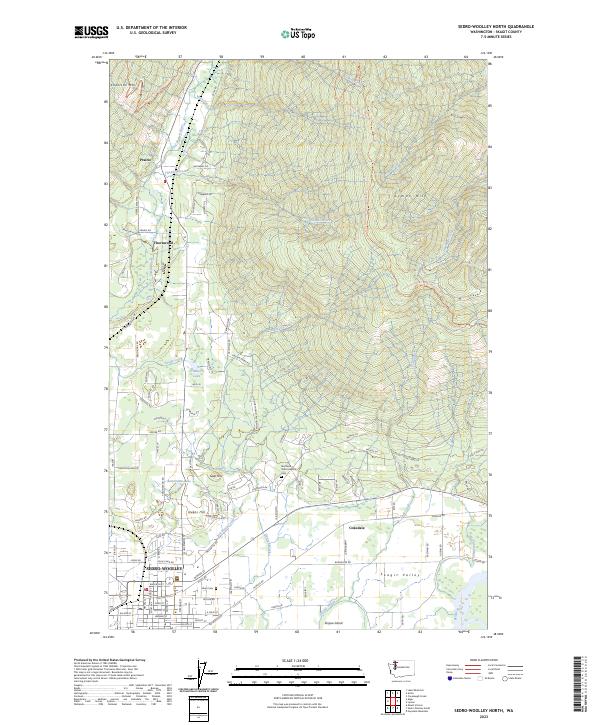 US Topo 7.5-minute map for Sedro-Woolley North WA