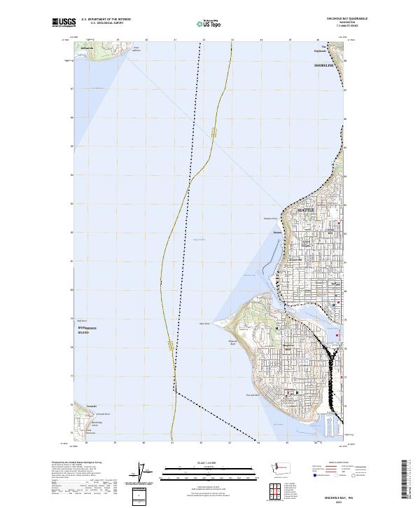 US Topo 7.5-minute map for Shilshole Bay WA