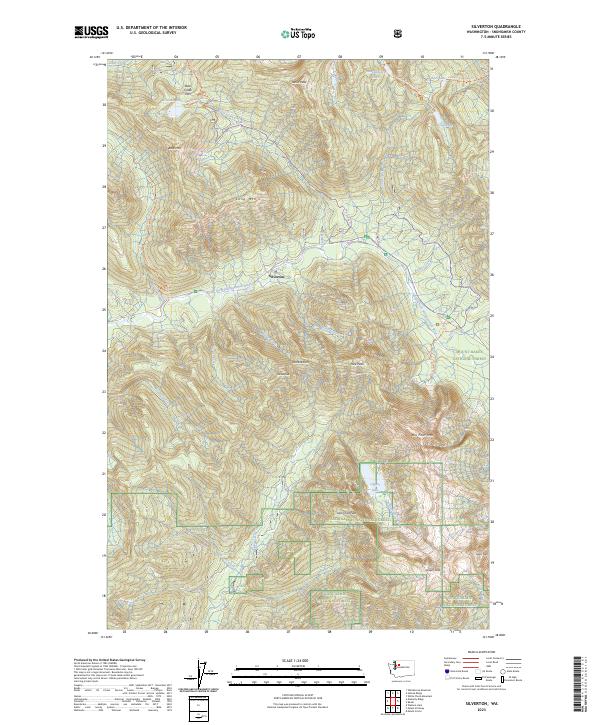 US Topo 7.5-minute map for Silverton WA