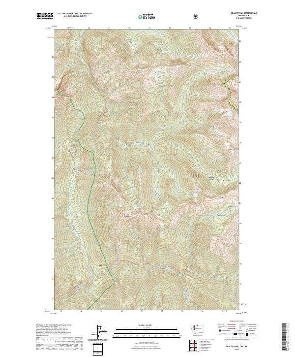 US Topo 7.5-minute map for Skagit Peak WABC