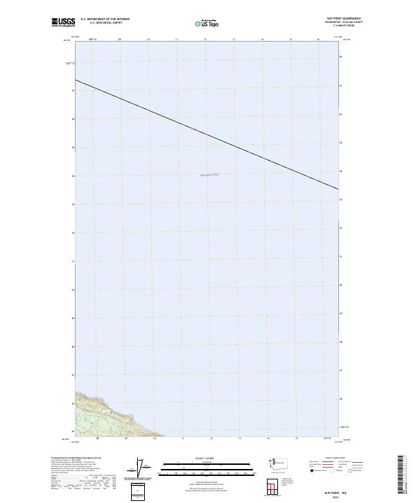 US Topo 7.5-minute map for Slip Point WA