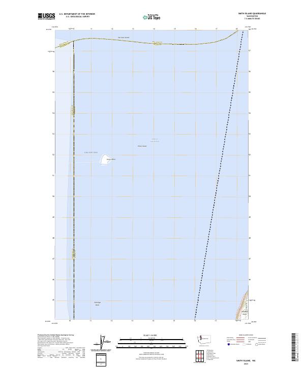 US Topo 7.5-minute map for Smith Island WA