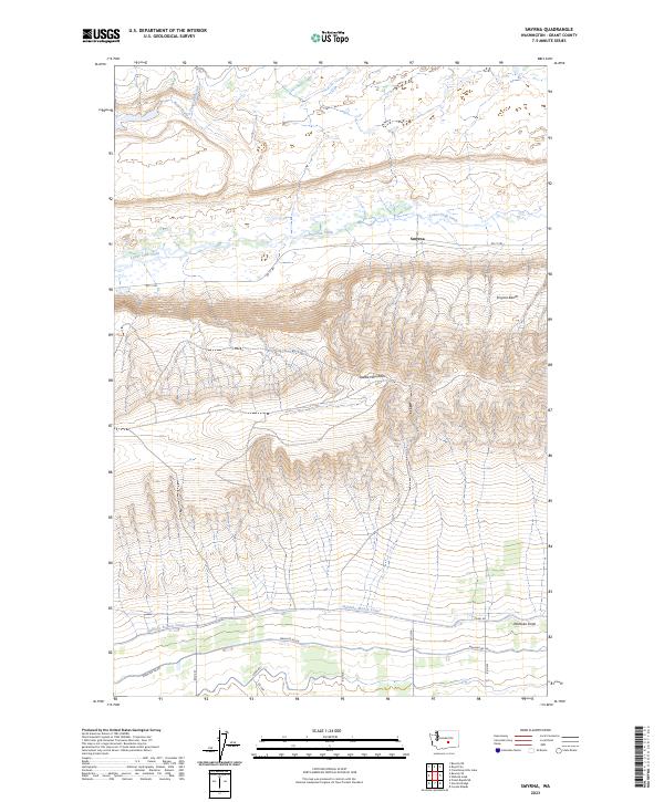 US Topo 7.5-minute map for Smyrna WA