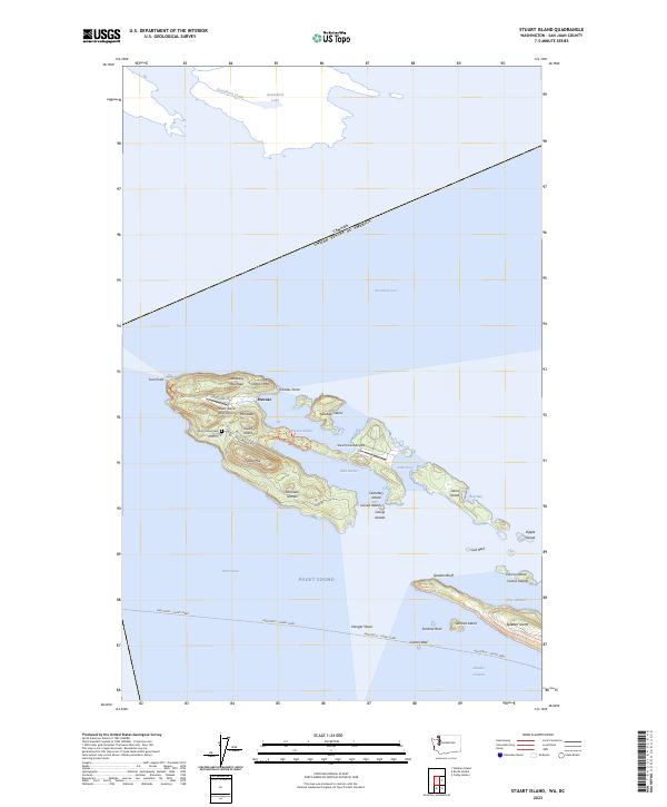 US Topo 7.5-minute map for Stuart Island WABC