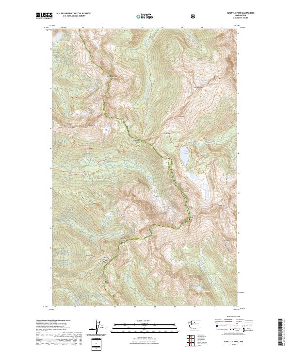 US Topo 7.5-minute map for Suiattle Pass WA