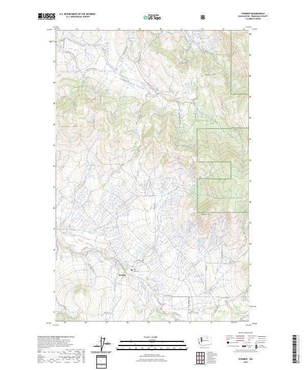 US Topo 7.5-minute map for Synarep WA