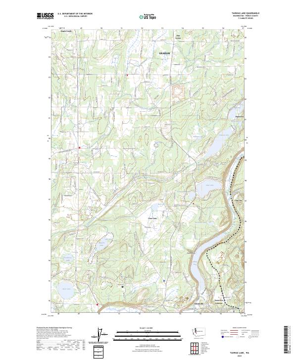 US Topo 7.5-minute map for Tanwax Lake WA