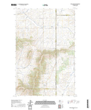 US Topo 7.5-minute map for Tekoa Mountain WAID