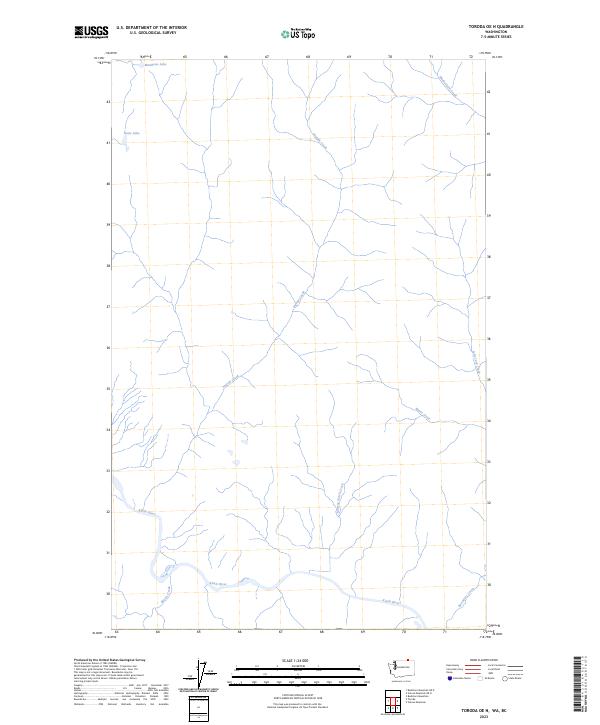 US Topo 7.5-minute map for Toroda OE N WABC