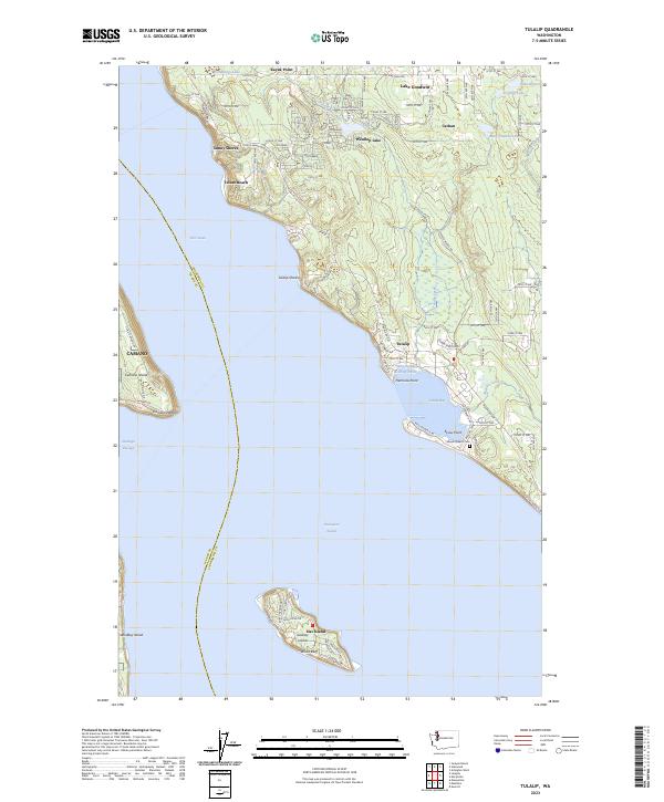 US Topo 7.5-minute map for Tulalip WA