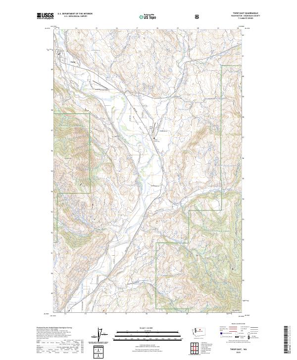 US Topo 7.5-minute map for Twisp East WA