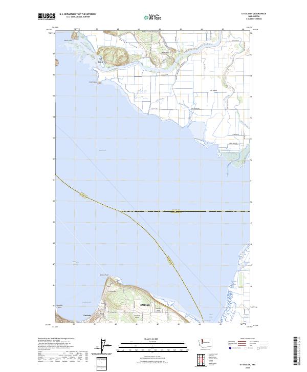 US Topo 7.5-minute map for Utsalady WA