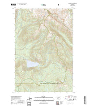 US Topo 7.5-minute map for Walupt Lake WA