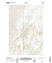 US Topo 7.5-minute map for Waukon WA