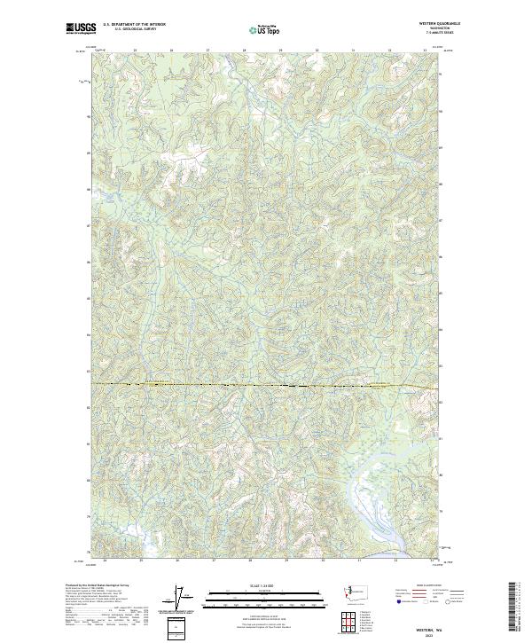 US Topo 7.5-minute map for Western WA