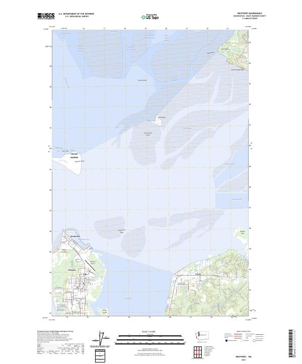 US Topo 7.5-minute map for Westport WA