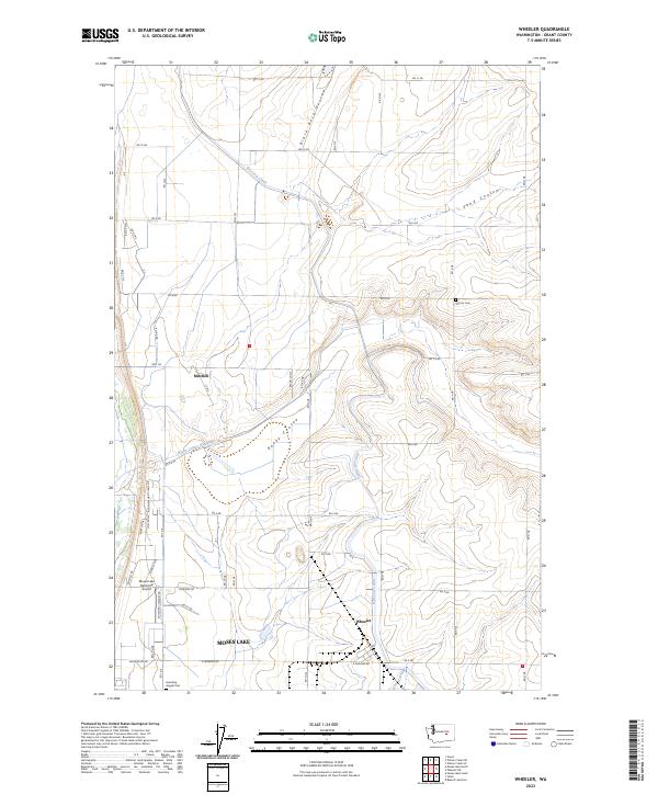 US Topo 7.5-minute map for Wheeler WA