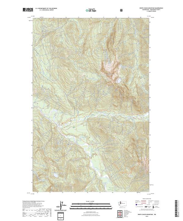 US Topo 7.5-minute map for White Chuck Mountain WA