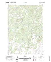 US Topo 7.5-minute map for White Pine Buttes WA