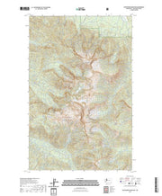 US Topo 7.5-minute map for Whitehorse Mountain WA