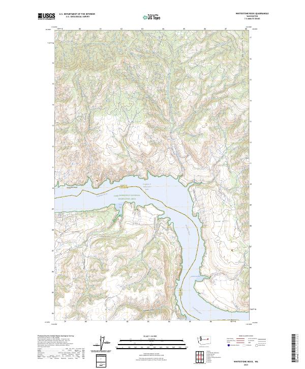 US Topo 7.5-minute map for Whitestone Rock WA