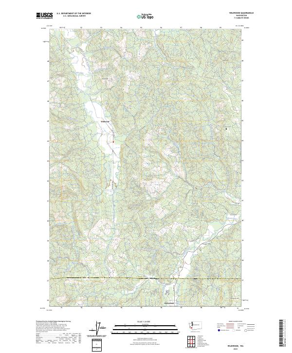 US Topo 7.5-minute map for Wildwood WA