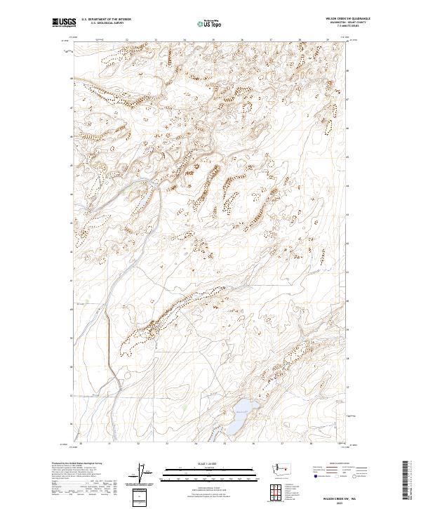 US Topo 7.5-minute map for Wilson Creek SW WA