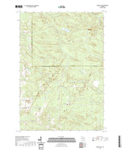 US Topo 7.5-minute map for Burney Lake WI