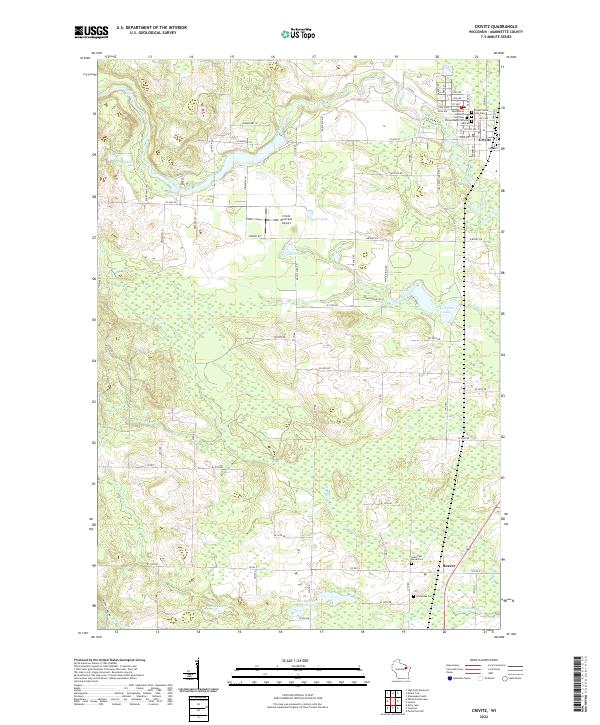 US Topo 7.5-minute map for Crivitz WI