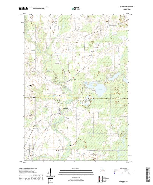 US Topo 7.5-minute map for Embarrass WI