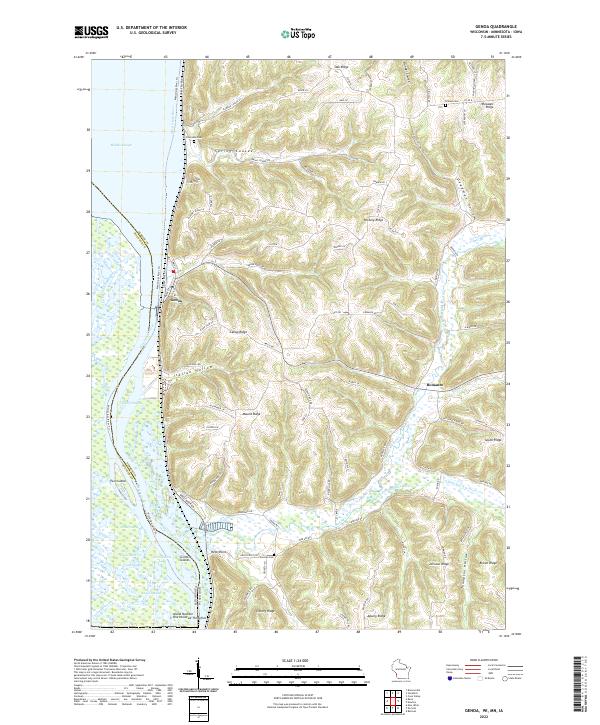 US Topo 7.5-minute map for Genoa WIMNIA