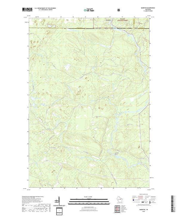 US Topo 7.5-minute map for Markton WI