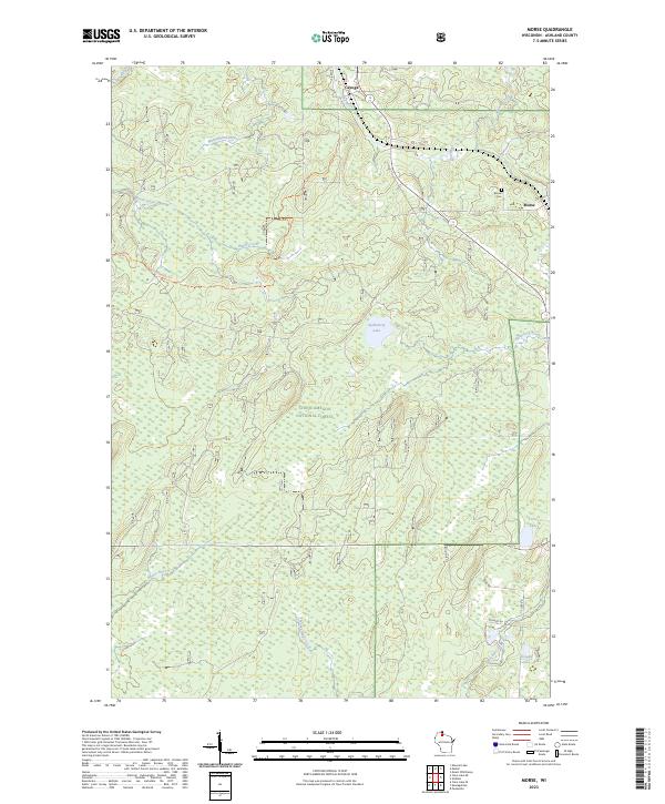 US Topo 7.5-minute map for Morse WI