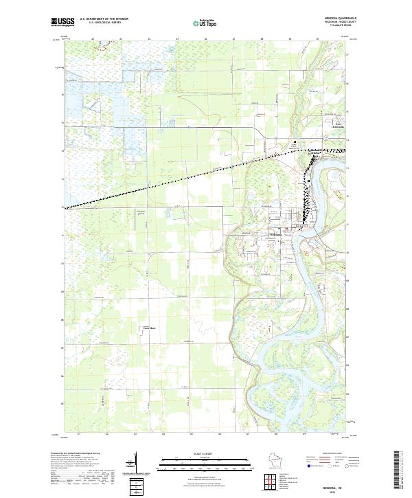 US Topo 7.5-minute map for Nekoosa WI