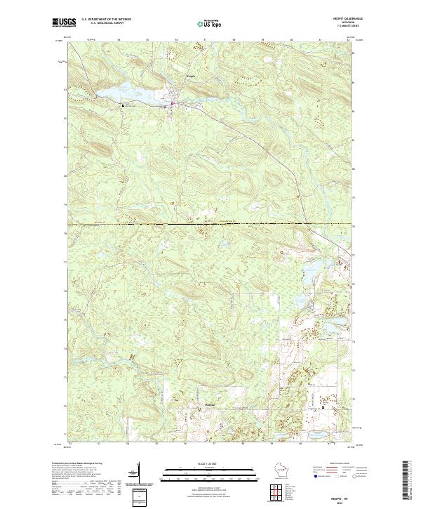 US Topo 7.5-minute map for Neopit WI