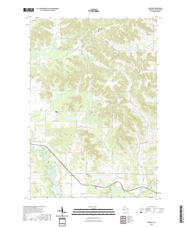 US Topo 7.5-minute map for Norton WI