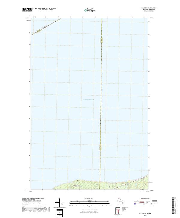 US Topo 7.5-minute map for Oulu OE N WIMN