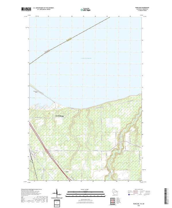 US Topo 7.5-minute map for Parkland WIMN