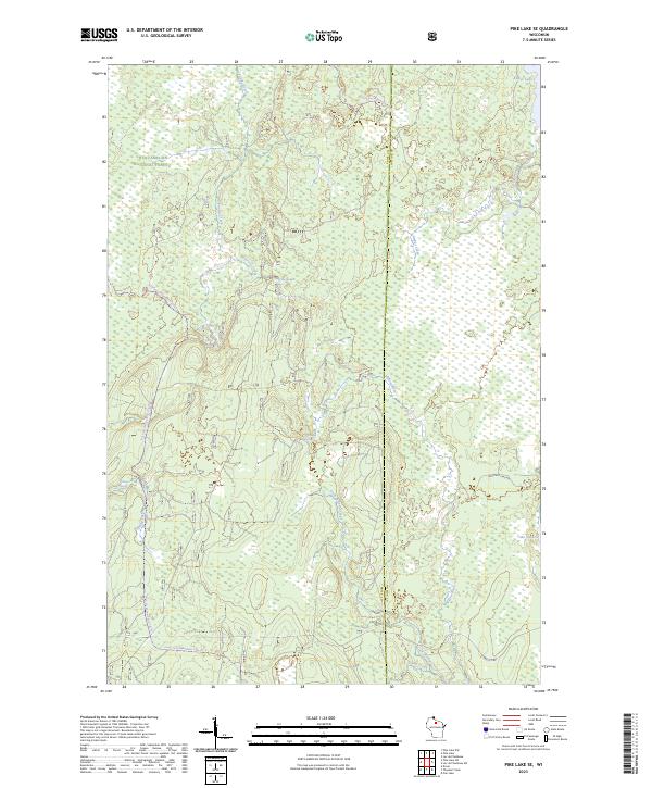 US Topo 7.5-minute map for Pike Lake SE WI