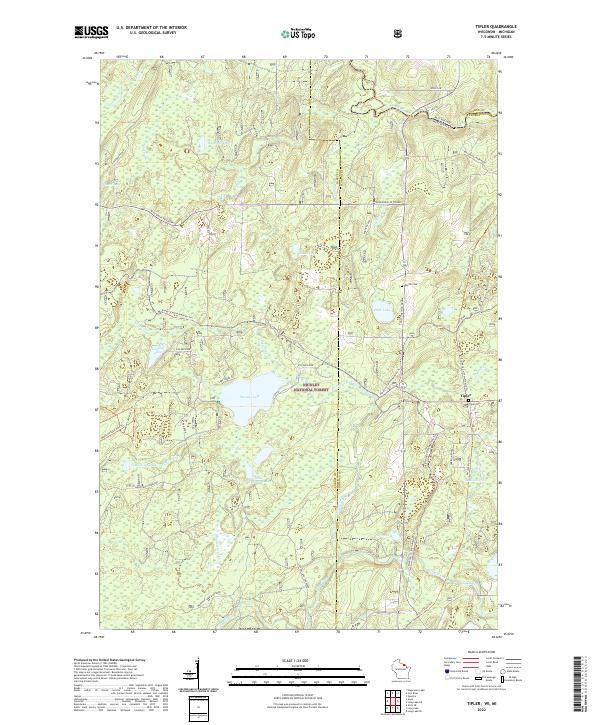 US Topo 7.5-minute map for Tipler WIMI